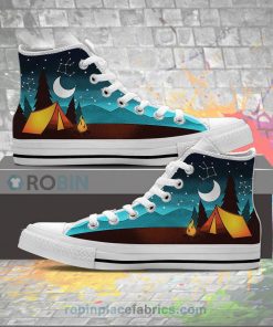 Camping Canvas High Top Sneaker Camping Canvas High Top Sneaker