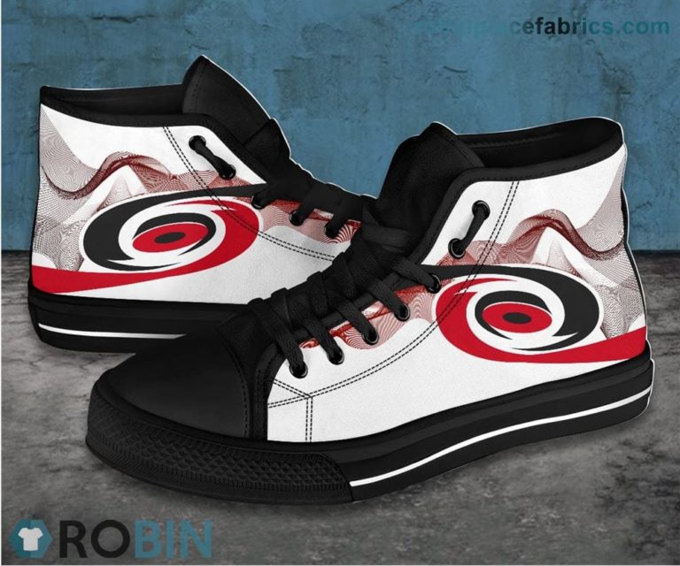 Carolina Hurricanes Canvas Shoes High Top