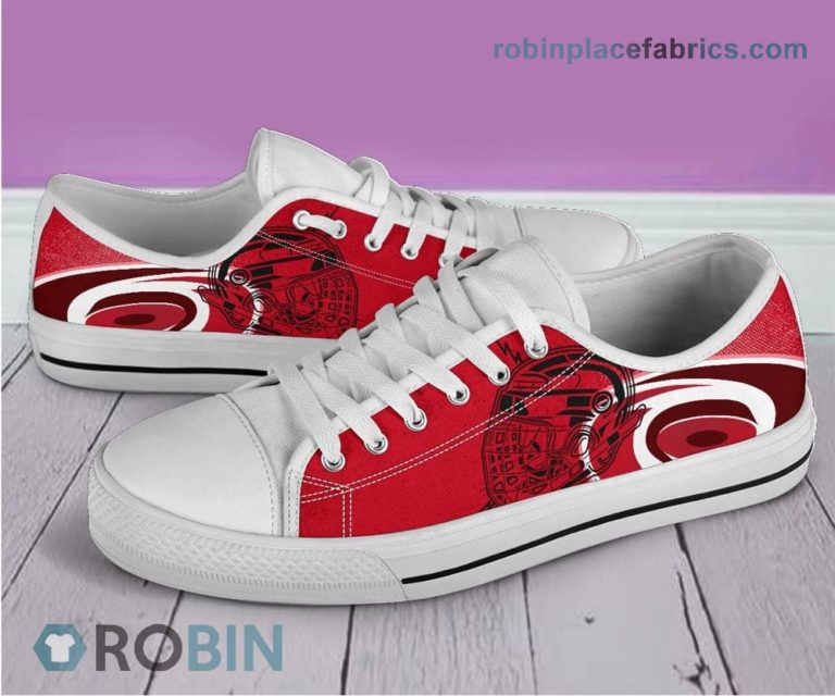 Carolina Hurricanes Canvas Shoes Low Top