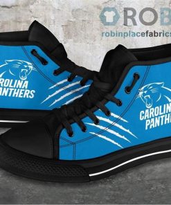 Carolina Panthers Canvas Sneaker Top Shoes