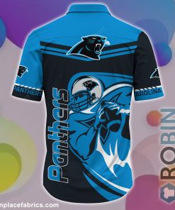 Carolina Panthers NFL Casual Button Down Hawaiian Shirts