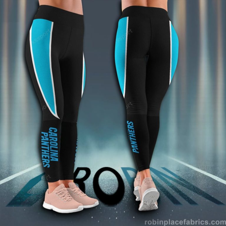 Carolina Panthers NFL High Waisted Leggings