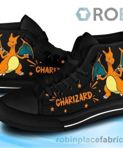 Charizard Canvas High Top Shoes