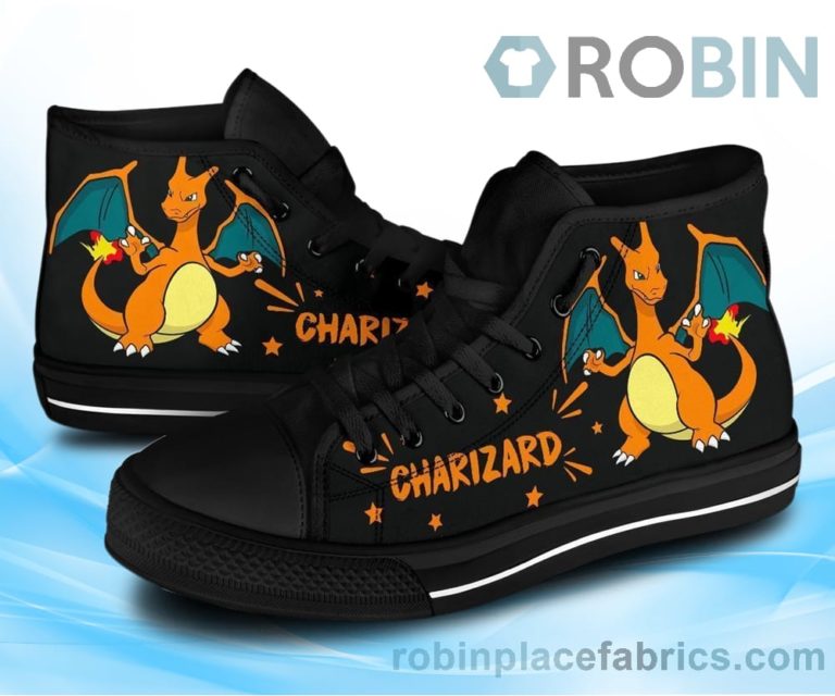 Charizard Canvas High Top Shoes