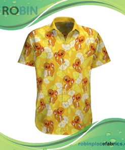 Charmander Pokemon Hawaiian Shirt