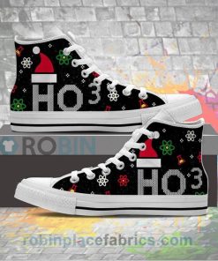 Chemistry Ugly Christmas Canvas High Top Sneaker