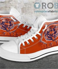 Chicago Bears Canvas High Top Shoes