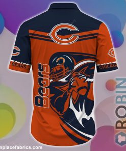 Chicago Bears NFL Casual Button Down Hawaiian Shirts