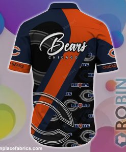 Chicago Bears NFL Short Sleeve Button Down Shirt