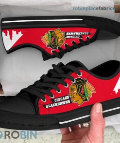 Chicago Black Hawks Canvas Shoes Low Top Chicago Black Hawks Canvas Shoes Low Top