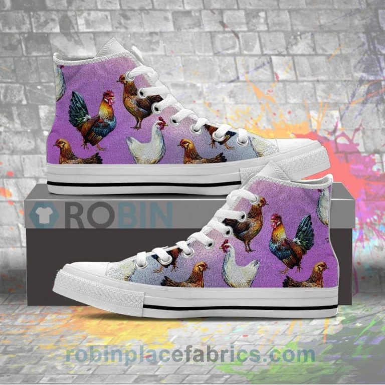 Chicken Canvas High Top Sneaker