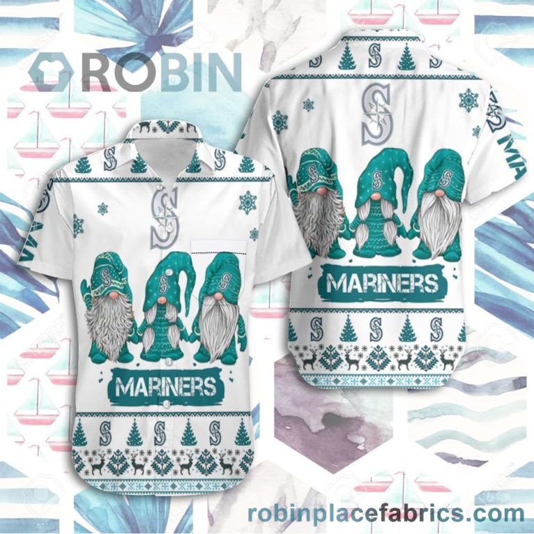 Christmas Gnomes Seattle Mariners Ugly Sweatshirt Christmas Hawaiian Summer Shirts