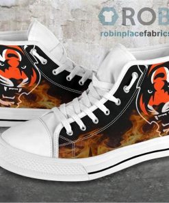 Cincinnati Bengals Canvas Shoes High Top
