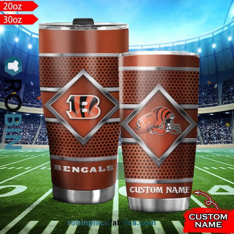 Cincinnati Bengals NFL Custom Name Tumblers Cup