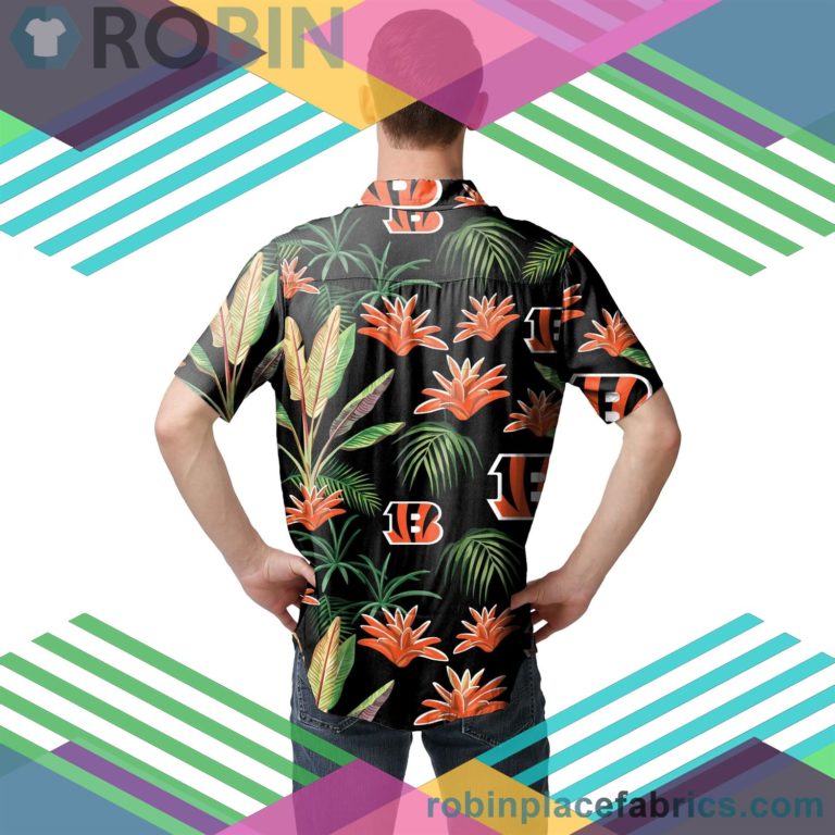 Cincinnati Bengals Nfl Victory Vacay Button Up Shirt