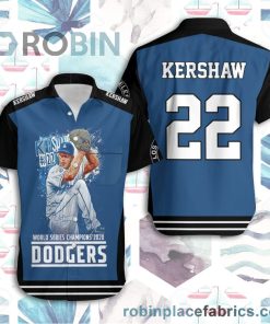 Clayton Kershaw 22 La Dodgers Hawaiian Shirt