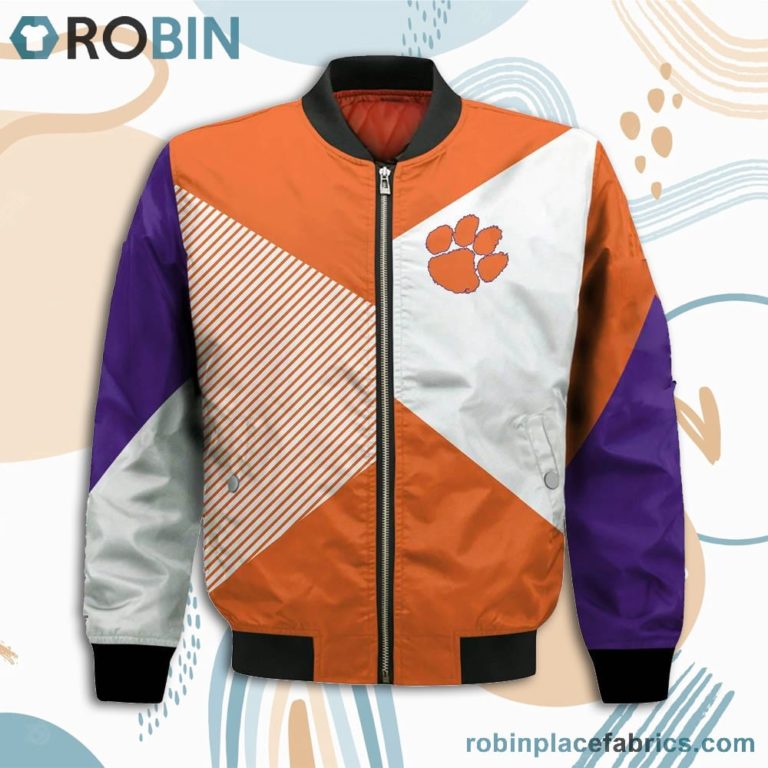 Clemson Tigers Damn Right I Am Tigers Fan Now And Forever Bomber Jacket