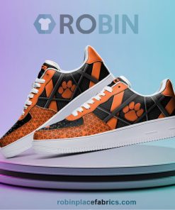 Clemson Tigers NCAA Football Team Air Force 1 NAF Shoes
