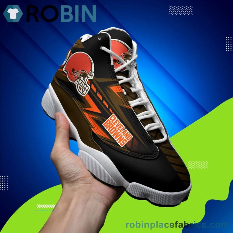 Cleveland Browns NFL Air Jordan 13 Sneakers