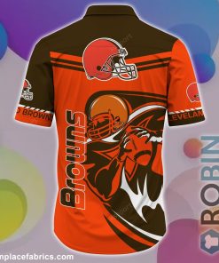 Cleveland Browns NFL Casual Button Down Hawaiian Shirts