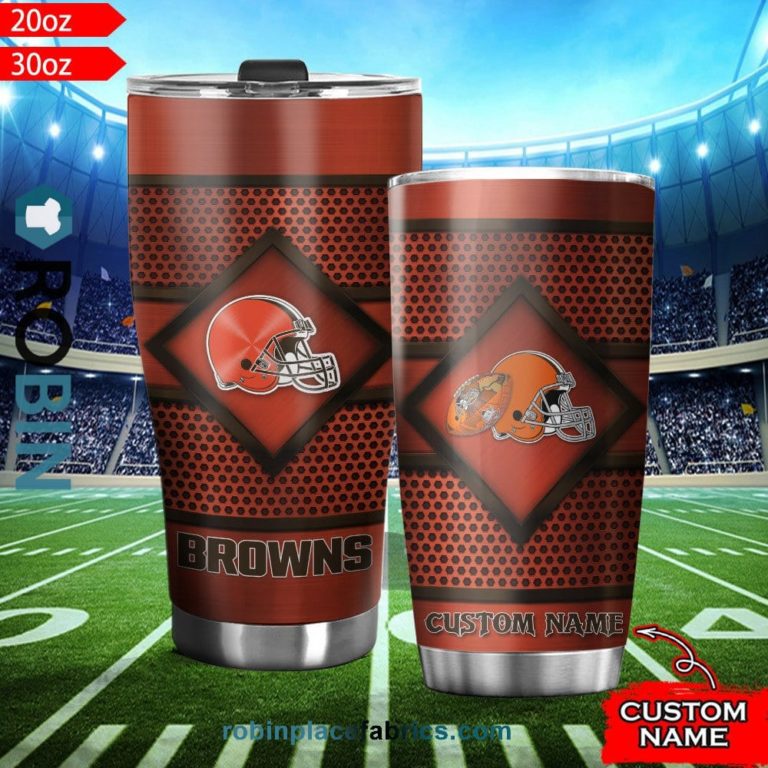 Cleveland Browns NFL Custom Name Tumblers Cup
