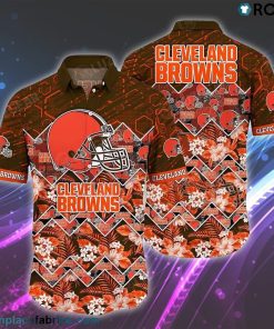 Cleveland Browns NFL Hawaiian Shirt Graphic Tropical Patterns