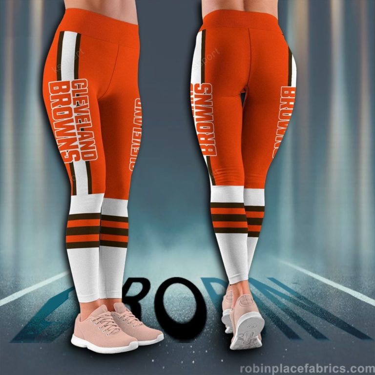 Cleveland Browns NFL High Waisted Leggings