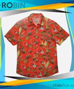Cleveland Browns Victory Vacay Button Up Shirt