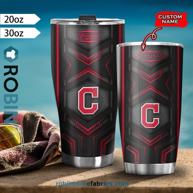Cleveland Indians Custom Name Tumblers Cup
