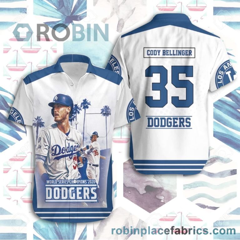 Cody Bellinger 35 La Dodgers Summer Beach Hawaiian Shirt