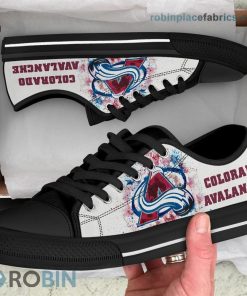 Colorado Avalanche Canvas Shoes Low Top Colorado Avalanche Canvas Shoes Low Top