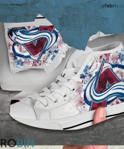 Colorado Avalanche Canvas Sneaker High Top