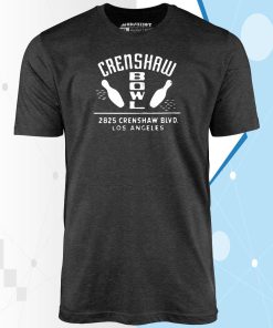 Crenshaw Bowl – Los Angeles, CA – Vintage Bowling Alley Unisex T-Shirt Crenshaw Bowl – Los Angeles, CA – Vintage Bowling Alley Unisex T-Shirt