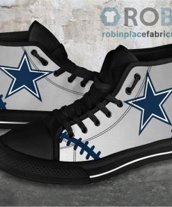 Dallas Cowboys Canvas Shoes High Top