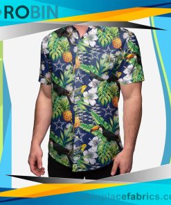 Dallas Cowboys Floral Button Up Shirt