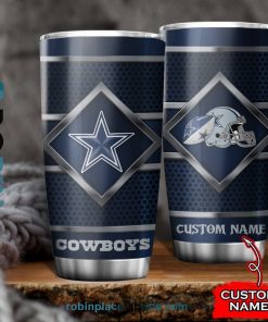 Dallas Cowboys NFL Custom Name Tumblers Cup