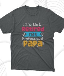 Father’s Day Gift I’m Not Retired I’m A Professional Papa T-Shirt