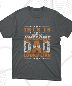 This Is An Awesome Dad Looks Like T-Shirt, Dad Gift