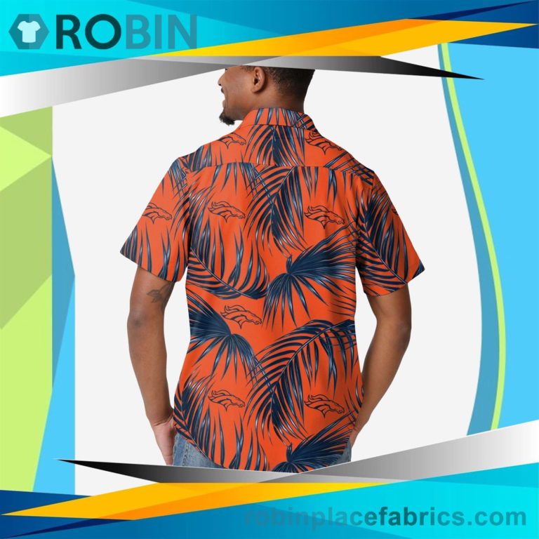 Denver Broncos Hawaiian Button Up Shirt