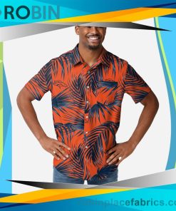 Denver Broncos Hawaiian Button Up Shirt Denver Broncos Hawaiian Button Up Shirt
