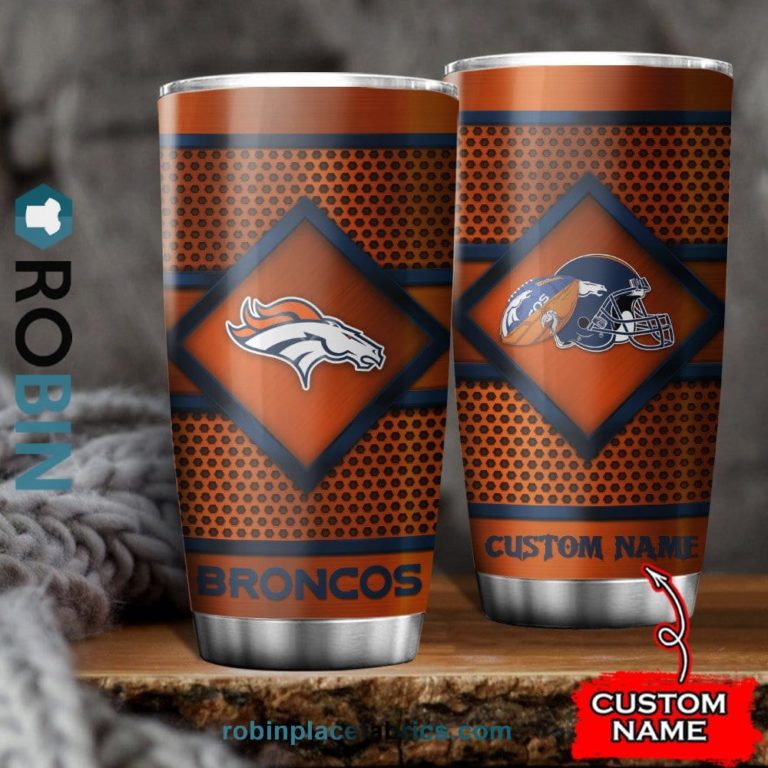 Denver Broncos NFL Custom Name Tumblers Cup