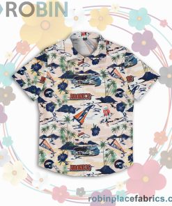 Denver Broncos Nfl Short Sleeve Button Up Shirt