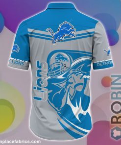 Detroit Lions NFL Casual Button Down Hawaiian Shirts