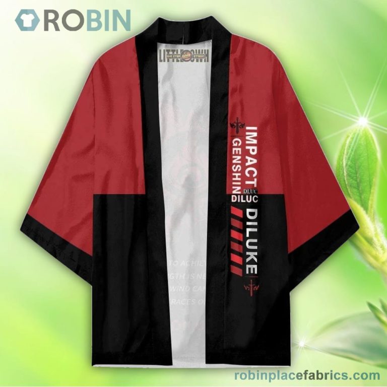 Diluc Kimono Cardigans Custom Genshin Impact