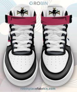 Dracule Mihawk Sneakers Air Mid Custom One Piece Anime Shoes