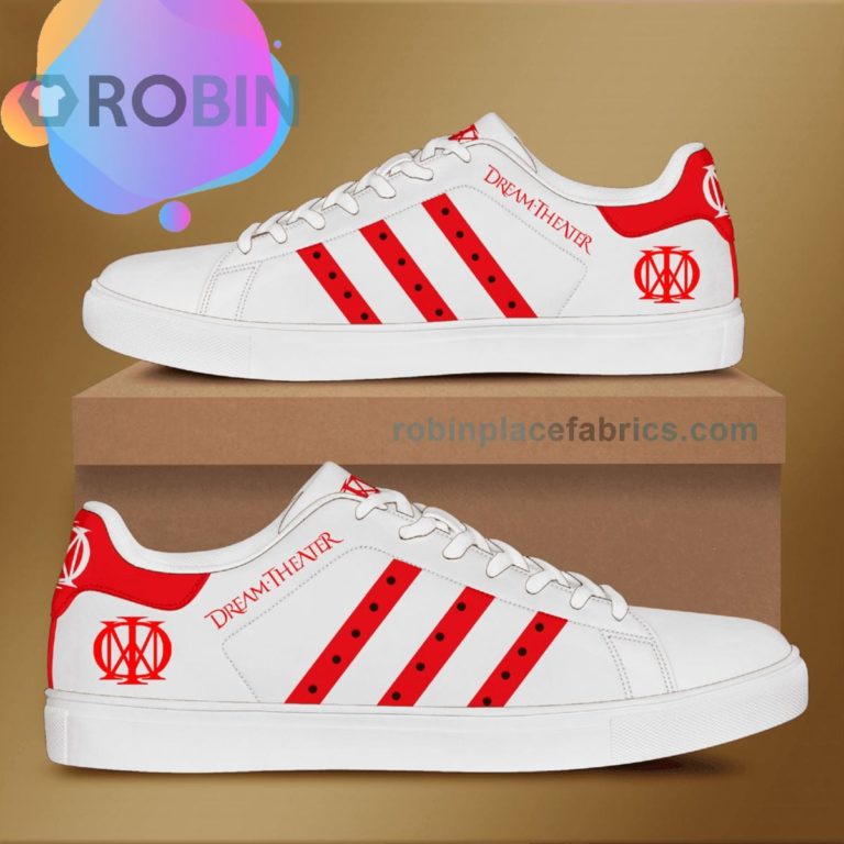 Dream Theater White Low Top Sneaker – Stan Smith Sneaker