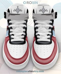 Edward Newgate Sneakers Air Mid Custom One Piece Anime Shoes