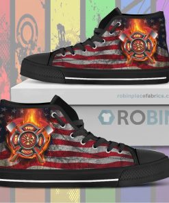 Fire Fighter Canvas High Top Sneaker