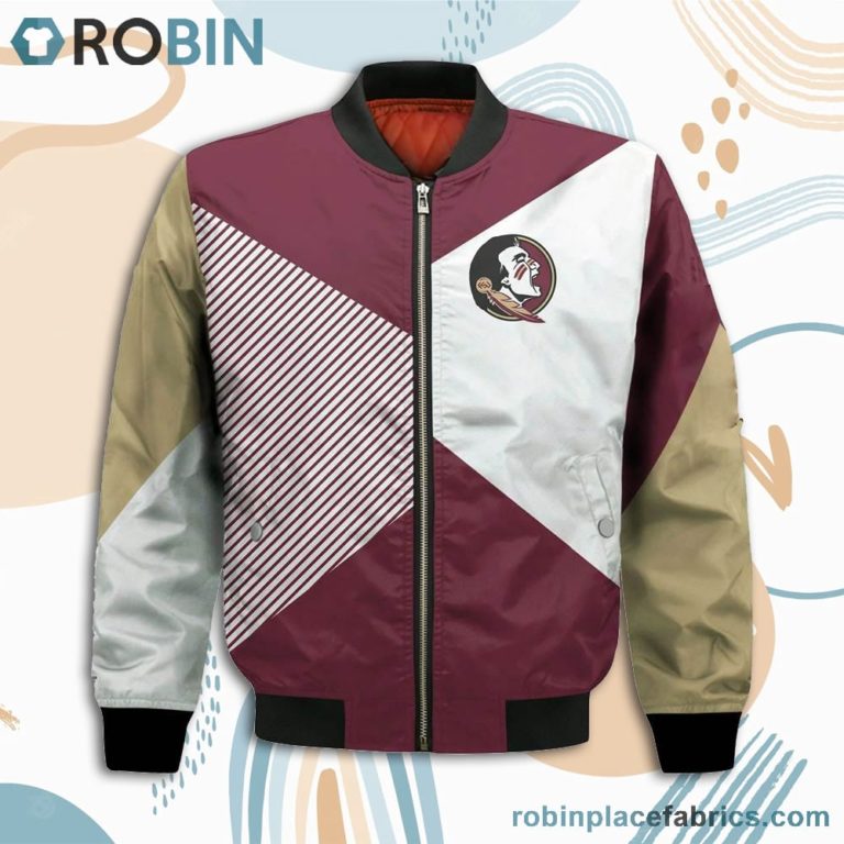 Florida State Seminoles Damn Right I Am Seminoles Fan Now And Forever Bomber Jacket