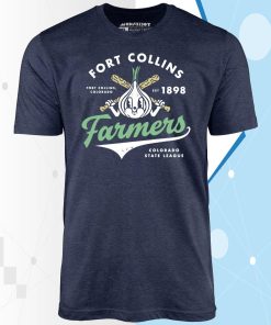 Fort Collins Farmers – Colorado – Vintage Minor League Baseball Unisex T-Shirt Fort Collins Farmers – Colorado – Vintage Minor League Baseball Unisex T-Shirt